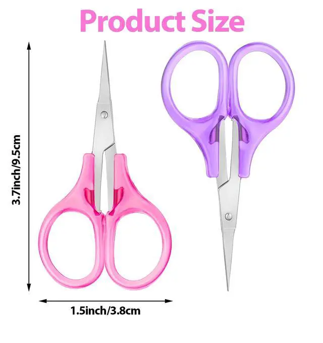 Alt view image 3 of 7 - Small Craft Scissors, 3.5" Travel Scissors Tsa Spproved Compact Stainless Steel TSA Approved Scissor