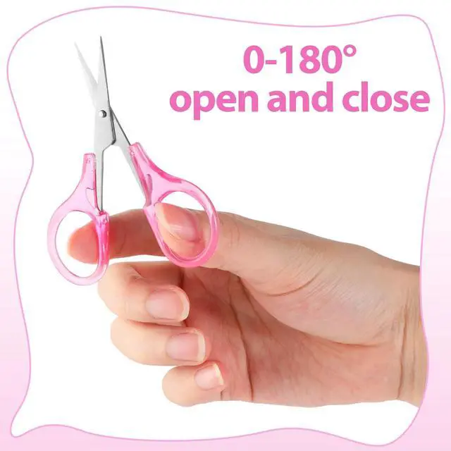 Alt view image 4 of 7 - 2 Pcs Small Scissors All Purpose 3" Sharp Small Travel Scissors with Cover Stainless Steel All Purpo