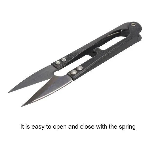 Alt view image 6 of 7 - Sewing Scissors Yarn Thread Cutter 4.1inch Mini Small Snips Trimming Nipper Made of High-Carbon Stee