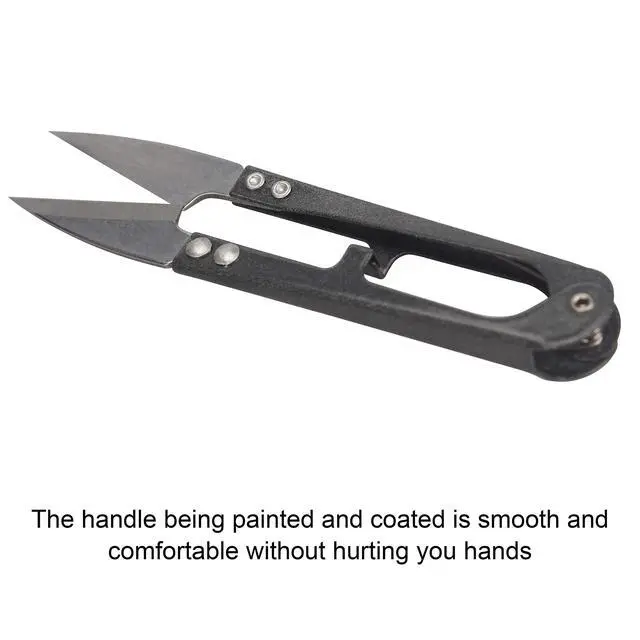 Alt view image 5 of 7 - Sewing Scissors Yarn Thread Cutter 4.1inch Mini Small Snips Trimming Nipper Made of High-Carbon Stee