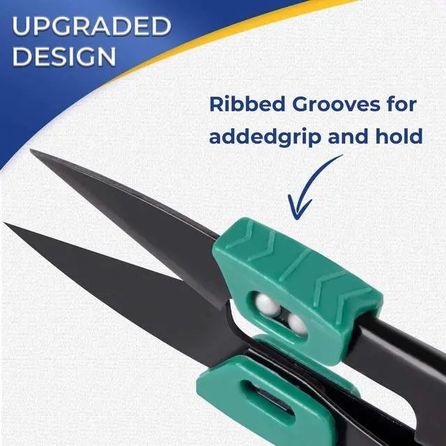 Alt view image 4 of 7 - 4.2 inch Sewing Scissors - Wider Handle Thread Snips (2 pack) | Professional Snips Scissors for Sewi