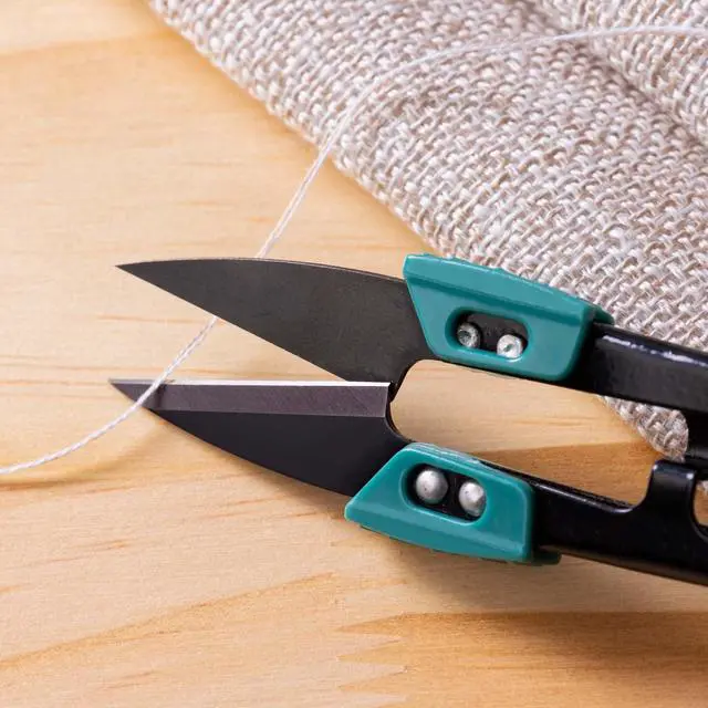 Alt view image 7 of 7 - 4.2 inch Sewing Scissors - Wider Handle Thread Snips (2 pack) | Professional Snips Scissors for Sewi