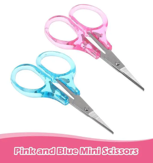 Alt view image 7 of 7 - 4 Pcs Small Scissors all Purpose, 3.6" Mini Scissors Stainless Steel | Embroidery Scissors, Small Co
