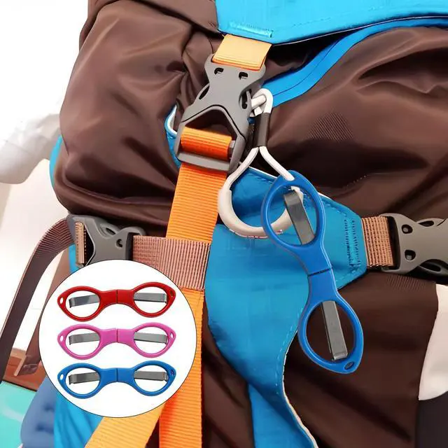 Alt view image 6 of 6 - 3 Pcs Portable Mini Travel Scissors, Steel Stainless Mini Folding Scissors for Crafting, Retractable