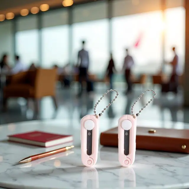 Alt view image 6 of 6 - 2 Pcs Pink Folding Scissors Safe Portable Travel Scissors Foldable Telescopic Cutter Pocket Mini Sci
