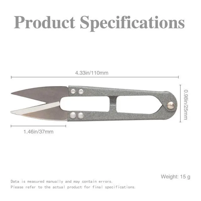 Alt view image 7 of 7 - 4 Pack 4.1-Inch High Carbon Steel Mini Sewing Scissors - Precision Craft Snips for Trimming Leaves,