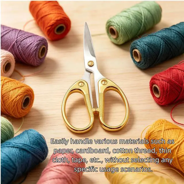 Alt view image 5 of 7 - 5" Heavy Duty Scissors with Ultra Sharp Blades and All Stainless Steel Comfort Grip Handles - For Of