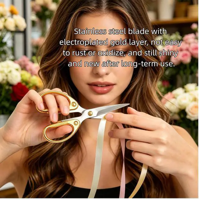 Alt view image 6 of 7 - 5" Heavy Duty Scissors with Ultra Sharp Blades and All Stainless Steel Comfort Grip Handles - For Of