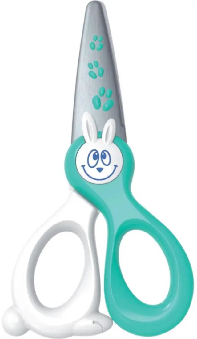 Alt view image 2 of 7 - Kidicut - Kids safety scissors - Blunt tip - 4.75 inch | Ambidextrous Right and Left Handed - School