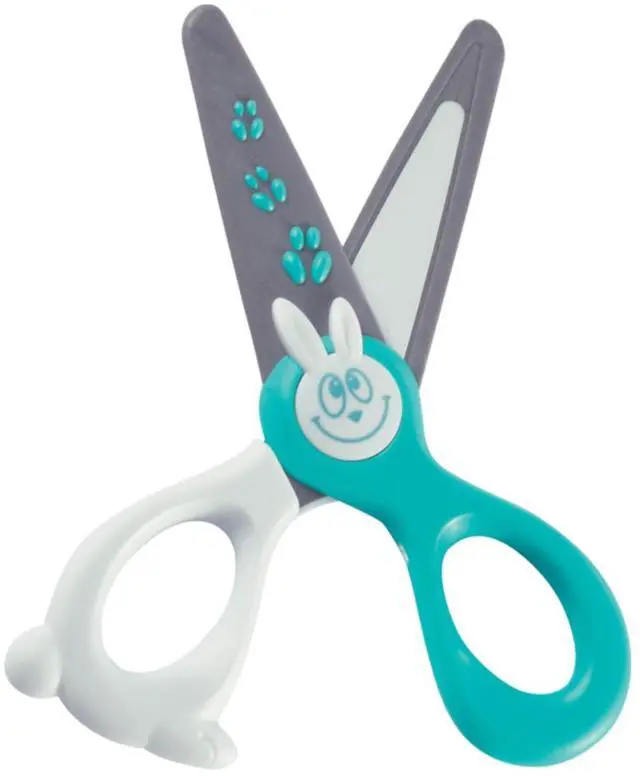 Alt view image 3 of 7 - Kidicut - Kids safety scissors - Blunt tip - 4.75 inch | Ambidextrous Right and Left Handed - School