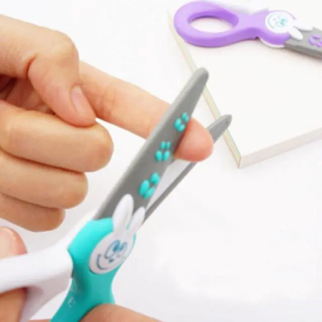 Alt view image 4 of 7 - Kidicut - Kids safety scissors - Blunt tip - 4.75 inch | Ambidextrous Right and Left Handed - School