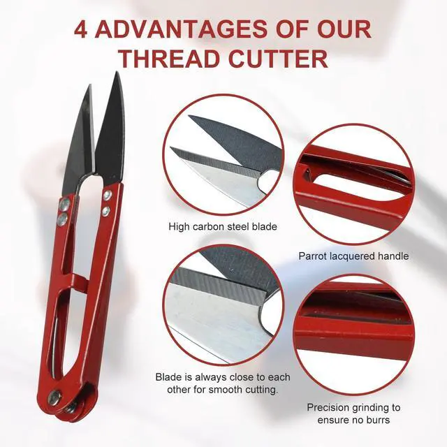 Alt view image 4 of 7 - Snips, Sewing Scissors, High-Carbon Steel Yarn Snips,1 Piece 4.2 in for DIY Supplies, Crafts, Sewing