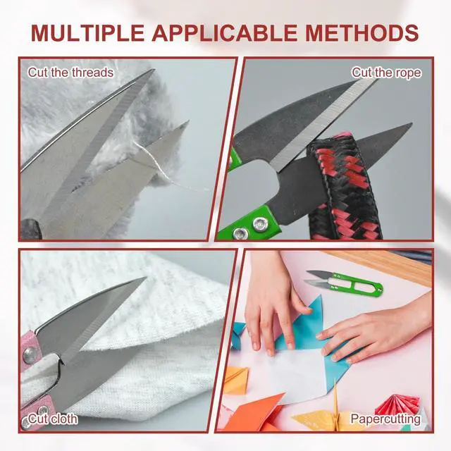 Alt view image 6 of 7 - Snips, Sewing Scissors, High-Carbon Steel Yarn Snips,1 Piece 4.2 in for DIY Supplies, Crafts, Sewing