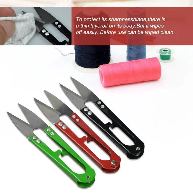 Alt view image 7 of 7 - Snips, Sewing Scissors, High-Carbon Steel Yarn Snips,1 Piece 4.2 in for DIY Supplies, Crafts, Sewing