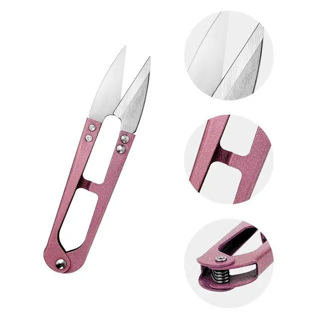 Alt view image 3 of 7 - 1 Pair 4.2 Inch Scissors Sewing Supplies Small Scissor Fabric for Stitching, DIY Supplies, Yarn Scis