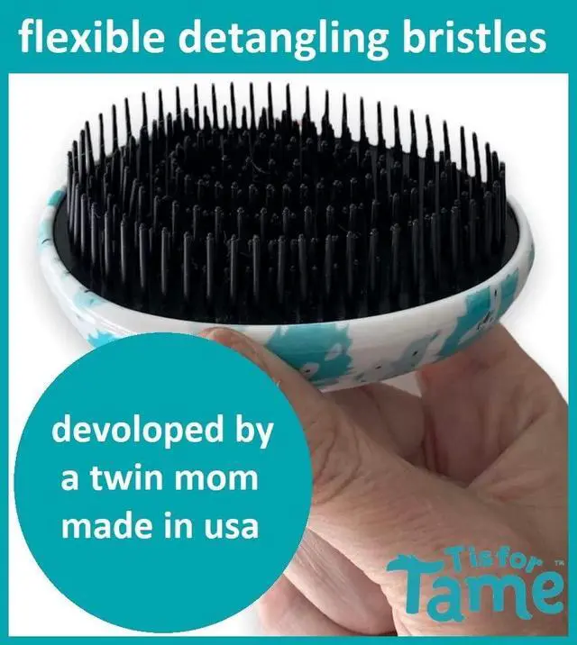 Alt view image 2 of 6 - Detangling Brush for Toddlers and Kids, Tames Knots, No Tears