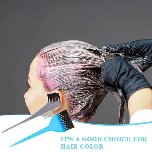 Alt view image 6 of 7 - Hair Dye Brush Professional Hair Color Brush Soft Dye Brush Reusable Hair Coloring Brush Durable Hai