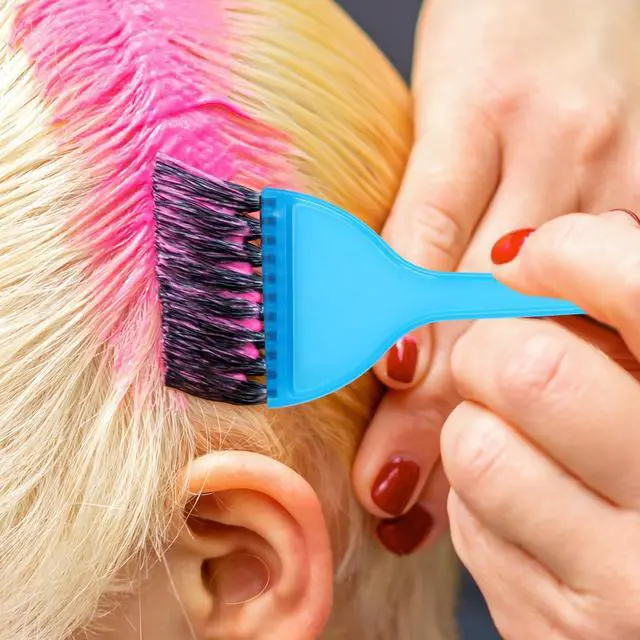 Alt view image 7 of 7 - Hair Dye Brush Professional Hair Color Brush Soft Dye Brush Reusable Hair Coloring Brush Durable Hai