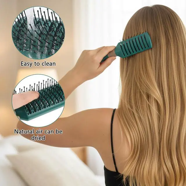 Alt view image 7 of 7 - Brush Detangling Brush Anti-Static Vent Hair Brushes for Women and Men Wet Hair with Ball Tipped Bri