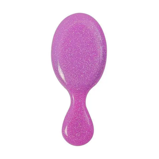 Alt view image 5 of 6 - Detangler Purple Hair Brush Travel Detangling Brushes Women Valentines Day Best Gift Small For Baby