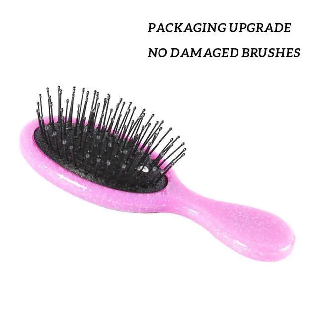 Alt view image 6 of 6 - Detangler Purple Hair Brush Travel Detangling Brushes Women Valentines Day Best Gift Small For Baby