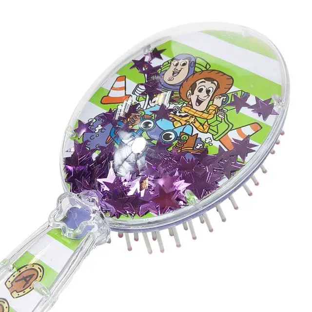 Alt view image 3 of 6 - Kids Detangling Confetti Hair Brush Fun Toy Story Design, Gentle on Wet & Dry Hair, Ideal for Kid