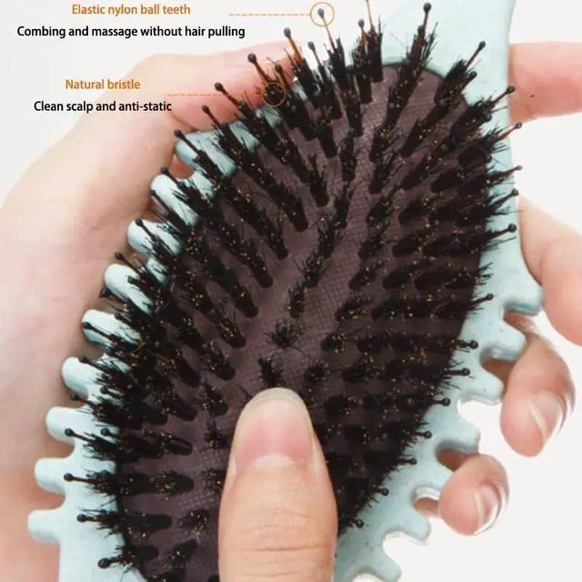 Alt view image 4 of 4 - Curly Hair Brush,Curl Defining Brush Defining with Side Gear for Combing, Shaping, and Styling Curly