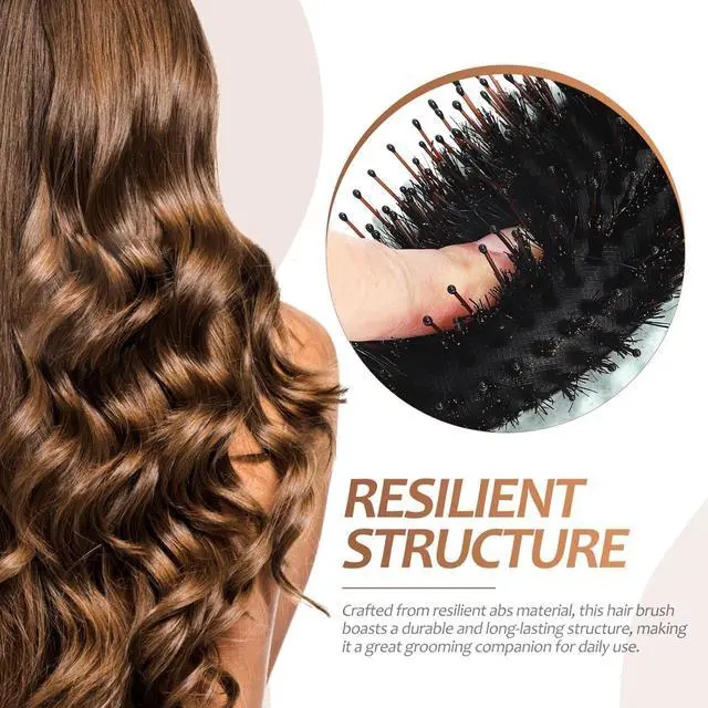 Alt view image 3 of 4 - Curly Hair Brush,Curl Defining Brush Defining with Side Gear for Combing, Shaping, and Styling Curly
