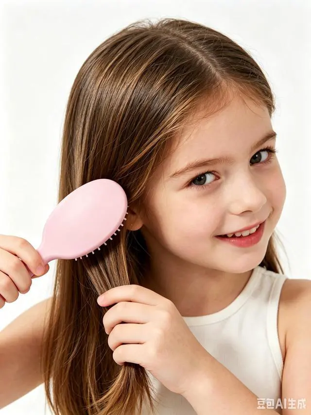 Alt view image 3 of 6 - 2pcs Hair Brush Mini Hairbrush for Thick Curly Thin Long Short Wet or Dry Hair Detangle Pocket Trave