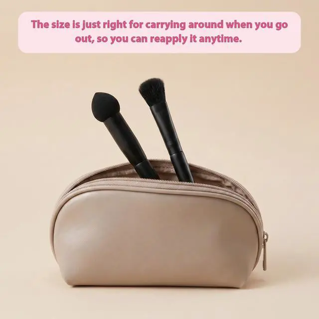Alt view image 6 of 7 - 2 Pcs Dual Ended Hairline Brushes, Root Touch Up Brush with Sponge | Soft Bristles Hairline Powder C