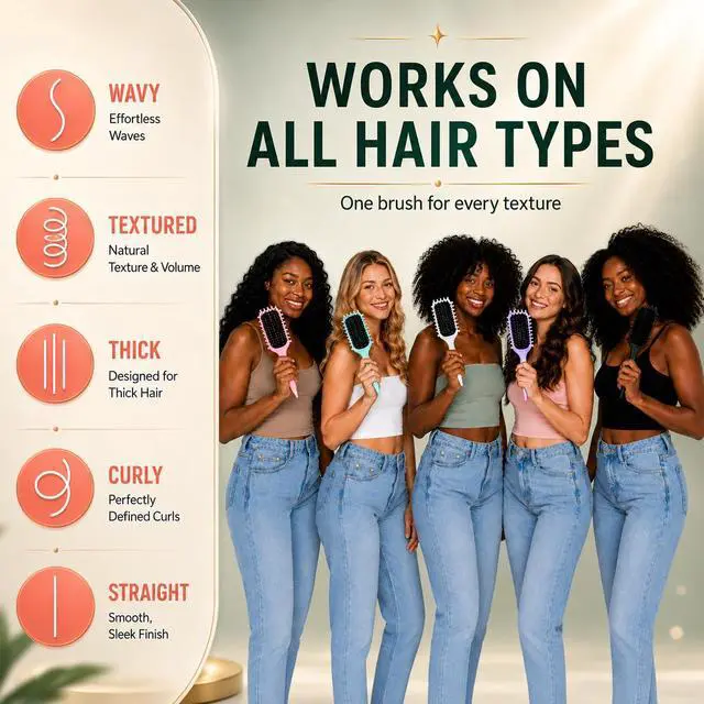 Alt view image 6 of 7 - Defining Brush, Curly Hair Brush for Styling, Shaping, Detangling & Defining Curls for Women and Men