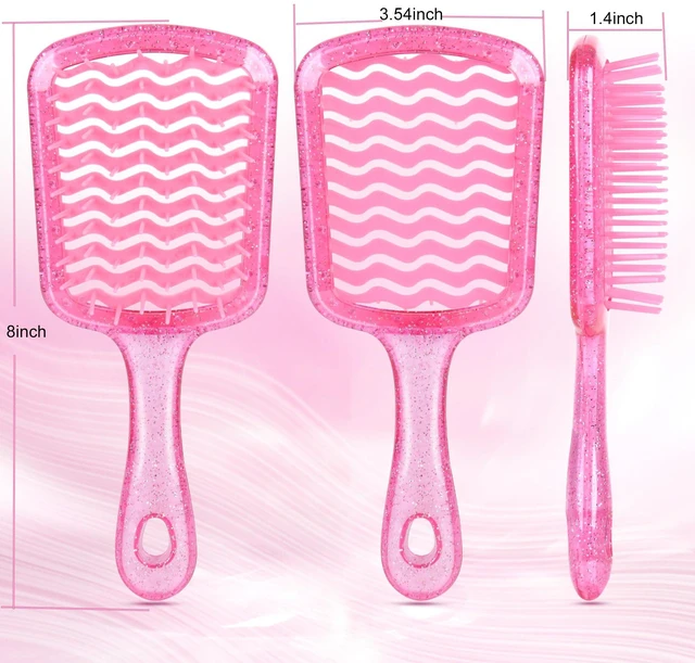 Alt view image 2 of 7 - Hair Brush for All Wet or Dry Hair Types, Pain-Free Brushing Durable, Anti-Static Bristles, Lightwei