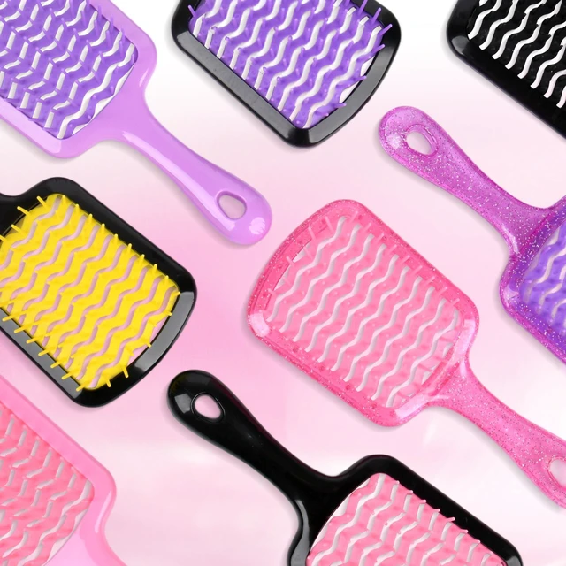 Alt view image 7 of 7 - Hair Brush for All Wet or Dry Hair Types, Pain-Free Brushing Durable, Anti-Static Bristles, Lightwei