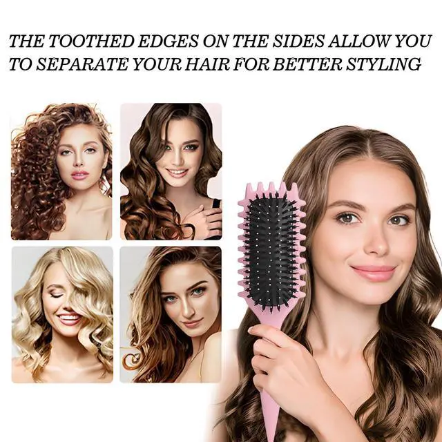 Alt view image 2 of 5 - Hair Brush, 2025 Curly Hair Products Curl Defining Brush, Bounce Defining Hair Shaping for Women Men