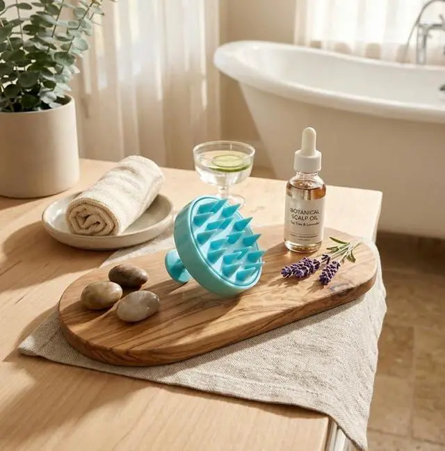 Alt view image 2 of 7 - Scalp Massager, Soft Silicone Bristles Scalp Brush for Woman, Men, Kids and Pets -All Hair Types Sha