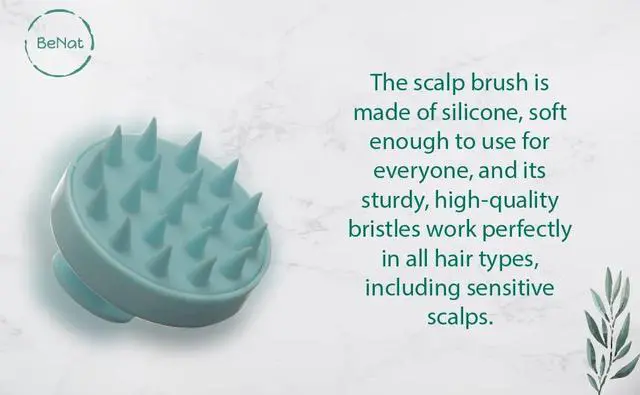 Alt view image 6 of 7 - Scalp Massager, Soft Silicone Bristles Scalp Brush for Woman, Men, Kids and Pets -All Hair Types Sha