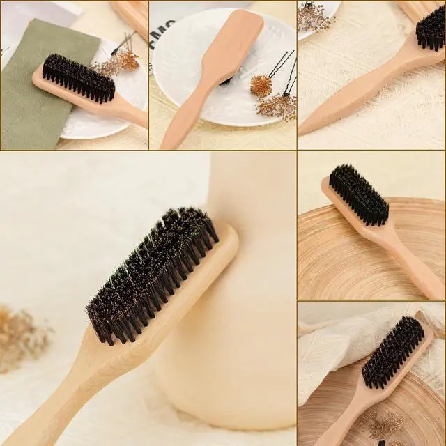 Alt view image 4 of 7 - Bristle Slick Back Hair Brush for Men Women Kids Ideal for Sleek Ponytails, Buns, Smoothing Baby H