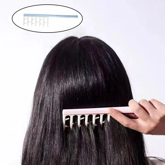 Alt view image 5 of 7 - 4 Pack Curly Hair Comb Wide Tooth Curling Hair Comb Detangling Hair Brush for Curly Long and Wet Hai