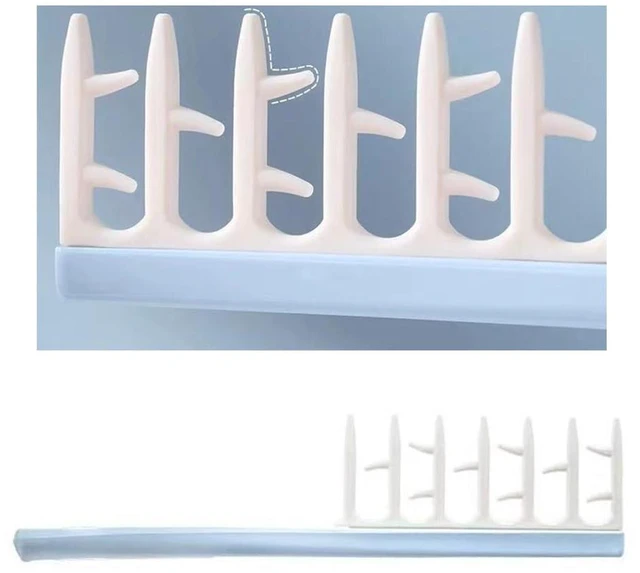 Alt view image 4 of 7 - 4 Pack Curly Hair Comb Wide Tooth Curling Hair Comb Detangling Hair Brush for Curly Long and Wet Hai