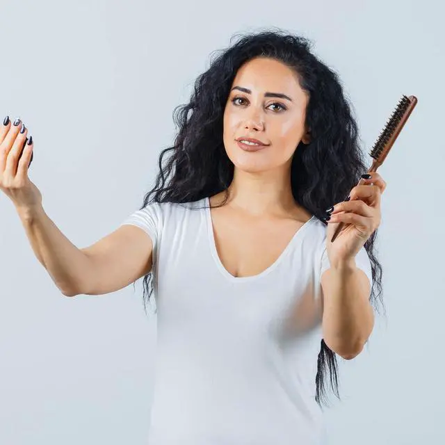 Alt view image 7 of 7 - Bristle Teasing Brush for Slick Back Hair, Hair Teasing Brushes for Women Styling Brush with Wooden