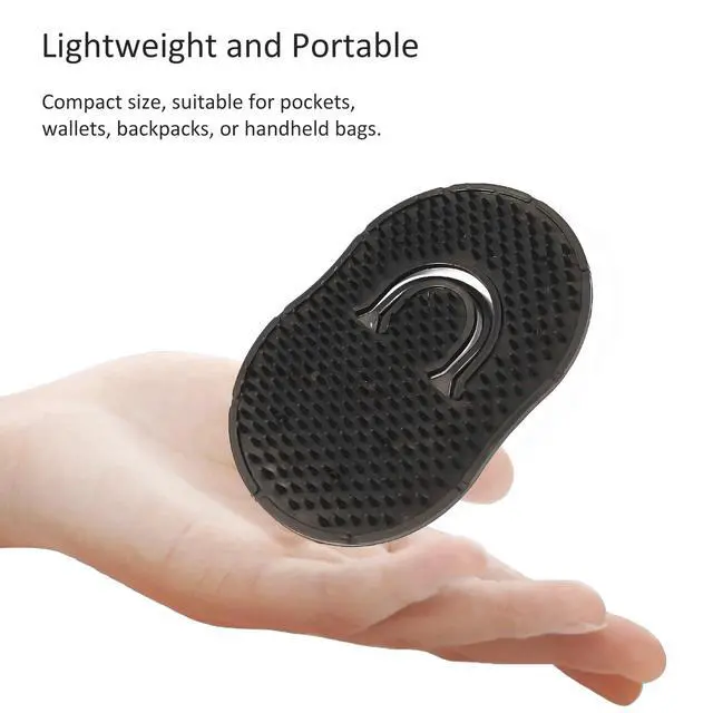 Alt view image 6 of 7 - 4-Pack Pocket Palm Combs Versatile Shampoo and Massage Hair Brush Combs, Scalp Massager, Wave Brus