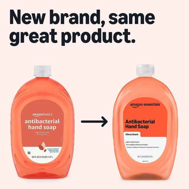 Alt view image 2 of 6 - Liquid Hand Soap Refill, Light Moisturizing, Triclosan-Free, Phthalate-Free, Paraben-Free, Citrus, 50 Fl Oz (Pack of 1) (Previously Solimo)