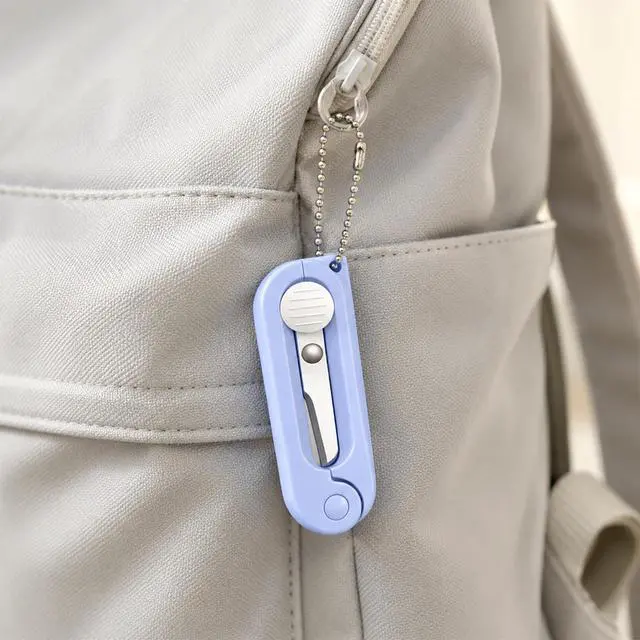 Alt view image 7 of 7 - 4 Pc Keychain Scissor Portable Pocket Scissor with Keychain Small Scissor | Stainless Steel, Safety Foldable, for Home Office, Craft Sewing, Nurse Accessories