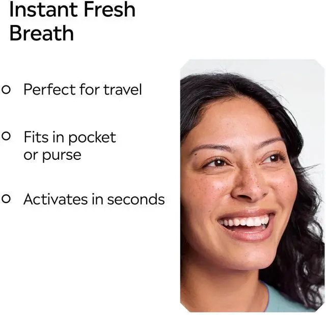 Alt view image 6 of 7 - Pocket Mist Cool Mint 7.7 ml | Instant Fresh Breath, Sugar-Free, Travel Size Mouth Spray, Kills 99% Bad Breath Germs, On-The-Go, Non-Aerosol, Portable