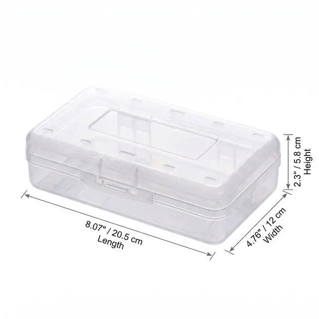 Alt view image 2 of 5 - Large Plastic Pencil Case for School,Teen and Girls,Adult,Pen | School Large Capacity, Pencil Organizer,Crayon Box,Classroom Supplies,Storage Organizer,Office Supplies,cosmetic storage