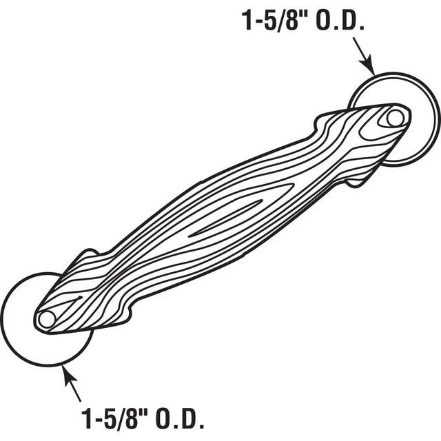 Alt view image 2 of 2 - MP7503 Screen Rolling Tool with Nylon Wheels, For 0.115 In. to 0.165 In. Spline (Single Pack)