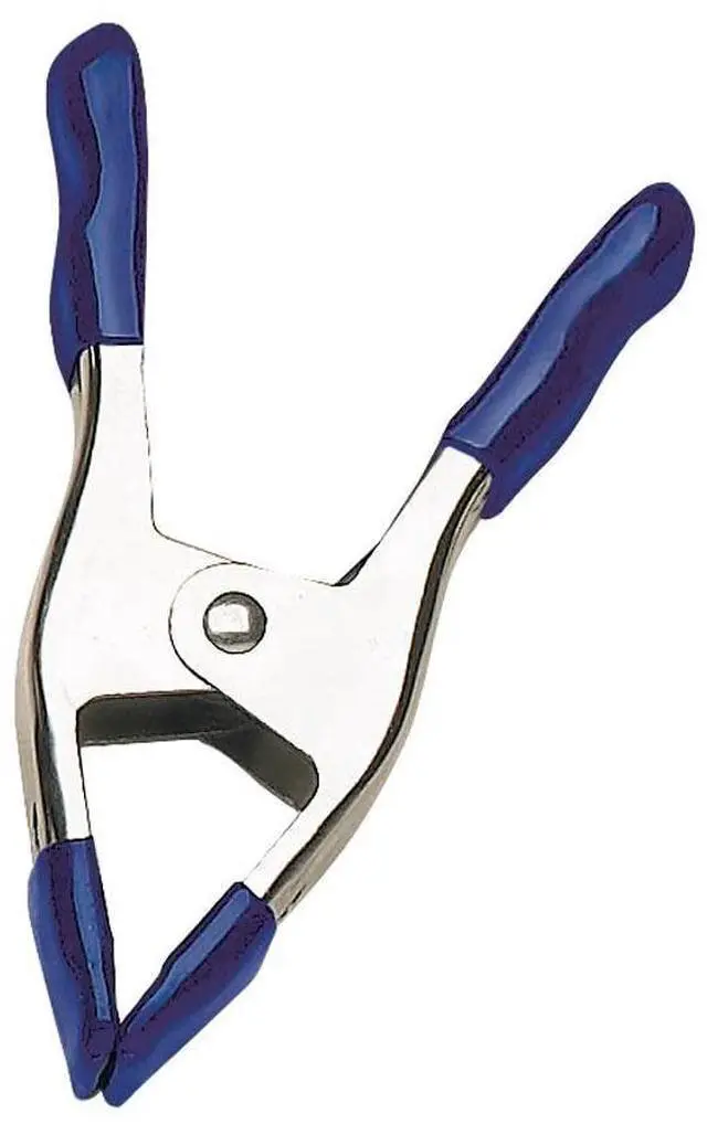 Main image of Tools QUICK-GRIP Metal Spring Clamp, 1-Inch (222601) , Blue