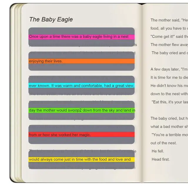 Alt view image 4 of 7 - 6 Pcs Guided Reading Strips Colored Highlight Strip for Dyslexia | Overlays Reading Bookmark, Reading Tracker, Dyslexia Reading Tools, Line Readers, Students Children Teacher Supplies