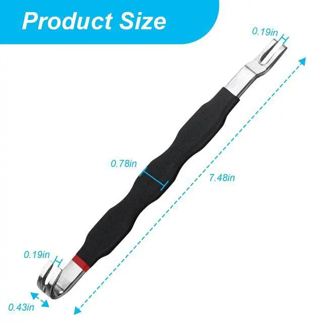 Alt view image 2 of 6 - Electrical Disconnect Pliers 13120 | 7.48"x0.39" Automotive Electrical Terminal Connector Separator Removal Tool