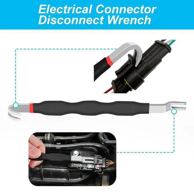 Alt view image 3 of 6 - Electrical Disconnect Pliers 13120 | 7.48"x0.39" Automotive Electrical Terminal Connector Separator Removal Tool
